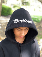 ‘Benison’ Cropped Fleece Hoodie